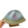Women Hollow Flower Knitted Fisherman Hat Handmade Crochet Matching Basin Hat Spring Summer Sunscreen Sun Hats Female Panama