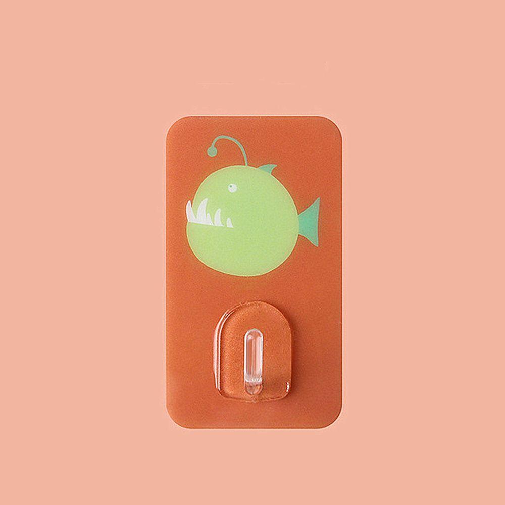 Animal Bathroom Kitchen Supplies Free Punching Cartoon Adhesive Wall Hook Wall Hanger Non-Marking