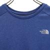 The North Face NTW61881 Long Sleeve Melange Crew T-shirt M Navy Ron T Women Used