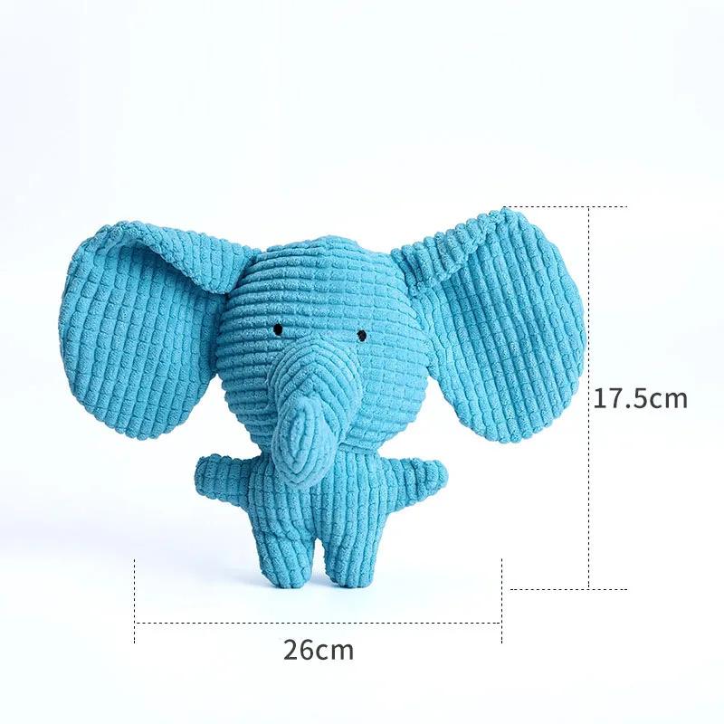 Pet Dog Cat Cute Plush Toys Squeak Pet Cow Rabbit Animal Plush Toy Dog Chew Squeaky Whistling Involved Squirrel Dog Toys