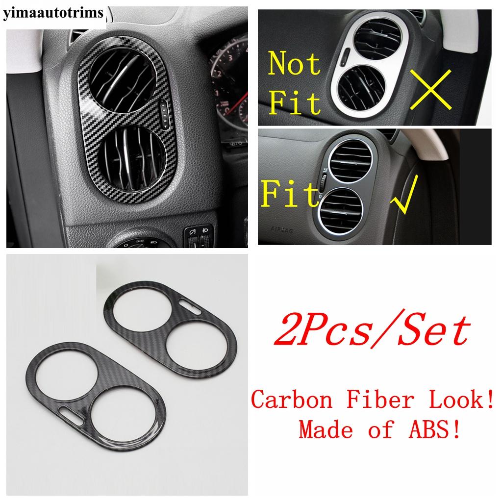 Steering Wheel / Armrest Handle Strip / Head Lamp / Dashboard Air AC Trim Accessories For Volkswagen VW Tiguan MK1 2008 - 2015