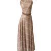 French Retro Sleeveless Plaid Maxi Dress - Elegant Design with Unique Waist-Cinching Style.