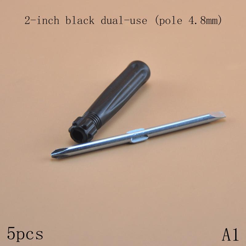 5Pcs Small Dual Purpose Manual Screwdriver Cross Screwdriver Double Heads Screw Driver For Disassemble Small Items Repair Tool A1