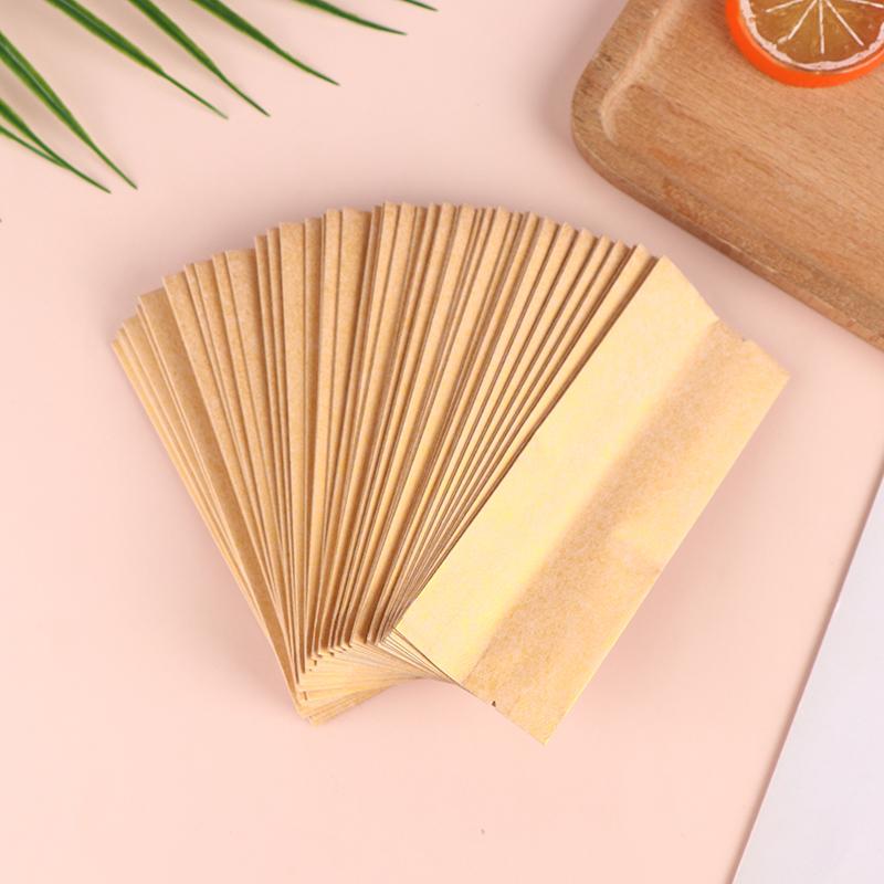 50Pcs Open Top Silk Aluminum Foil Side Gussets Bag Heat Sealing Coffee Beans Tea Spice Cereals Nuts Silk Paper Pouches