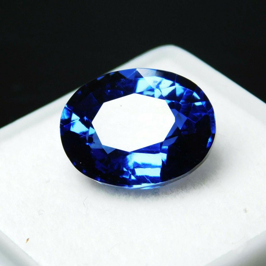 Natural Tanzanite CERTIFIED Ring Size 8 Carat Gemstone Loose Blue Oval Cut multiQ 008