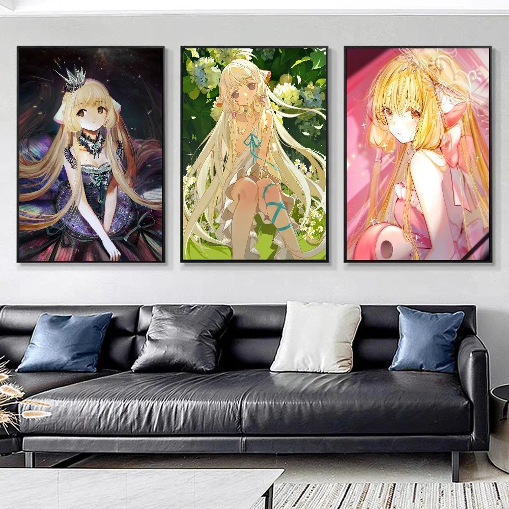 Chobits Retro Canvas Paintings Poster Vintage Room Bar Cafe Decor Home Decor
