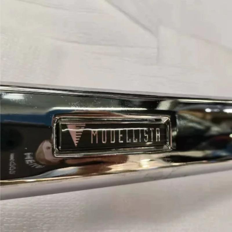 1Pc MODELLISTA Logo Car Front Lip Small Label Grill Fender Side Rear Trunk Badge Emblem Sticker Decals Styling Auto Accessories