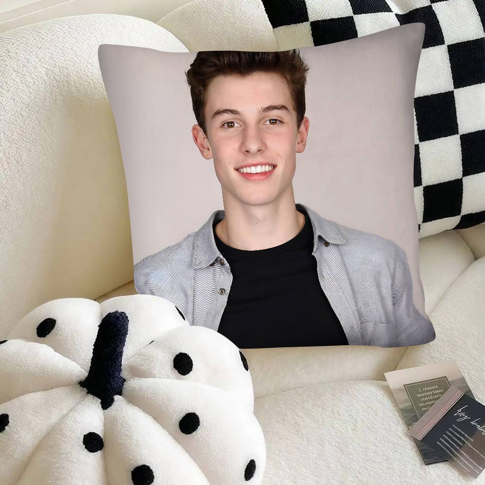 Migliore Federa per Cuscino Shawn Mendes Federa Quadrata alla Moda Camera da Letto Divano Stanza Decorazione Ins Tempo Libero