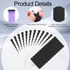 144 PCS Hair Extension Tape, Black Double Sided Hair Extension Tape Invisible Waterproof Adhesive Replacement Tape for Hair Wig Tape Beauty Tools