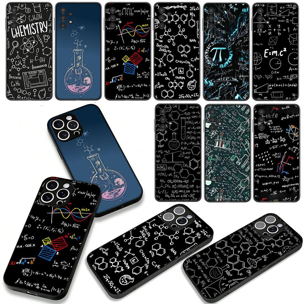 for Samsung Galaxy A36 A17 A26 A07 A35 A54 A53 A13 A33 A34 S9 S20 S21 FE S10 Plus Case Chemistry Science Chemical Maths Equation