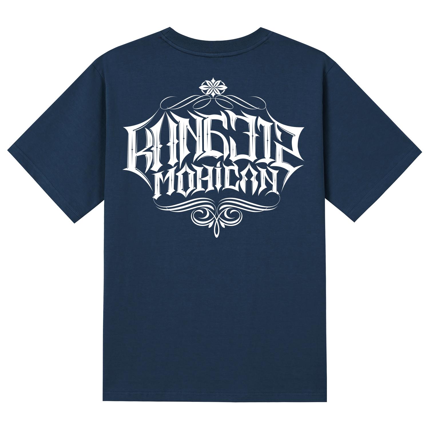 Khan 6312 Ktn0004 Khan Lettering Short Sleeve T-Shirt - Navy Navy/L
