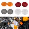 3-1/4" Motorcycle Turn Signal Lamp Cover Red Lens Rings For Harley Davidson Touring Road King FLHRC FLHTK FLSTC FLHTC 1986-2016
