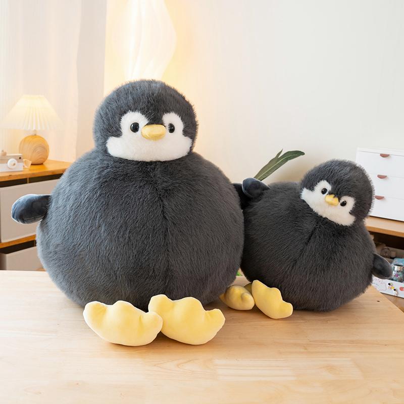 Lief Pinguïn Pluche Kussen Kawaii Dikke Pinguïn Knuffel Zacht Bank Rugkussen Verjaardagscadeau