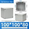 Outdoor Waterproof Die-Cast Aluminum Junction Box with Sealed Push Button Switch