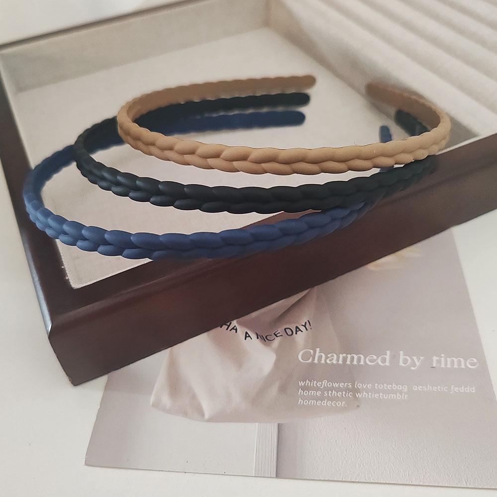 

3 шт. Европейская и американская однотонная повязка-твист для волос женская для девочек элегантная повязка на голову для праздничной вечеринки аксессуары для волос