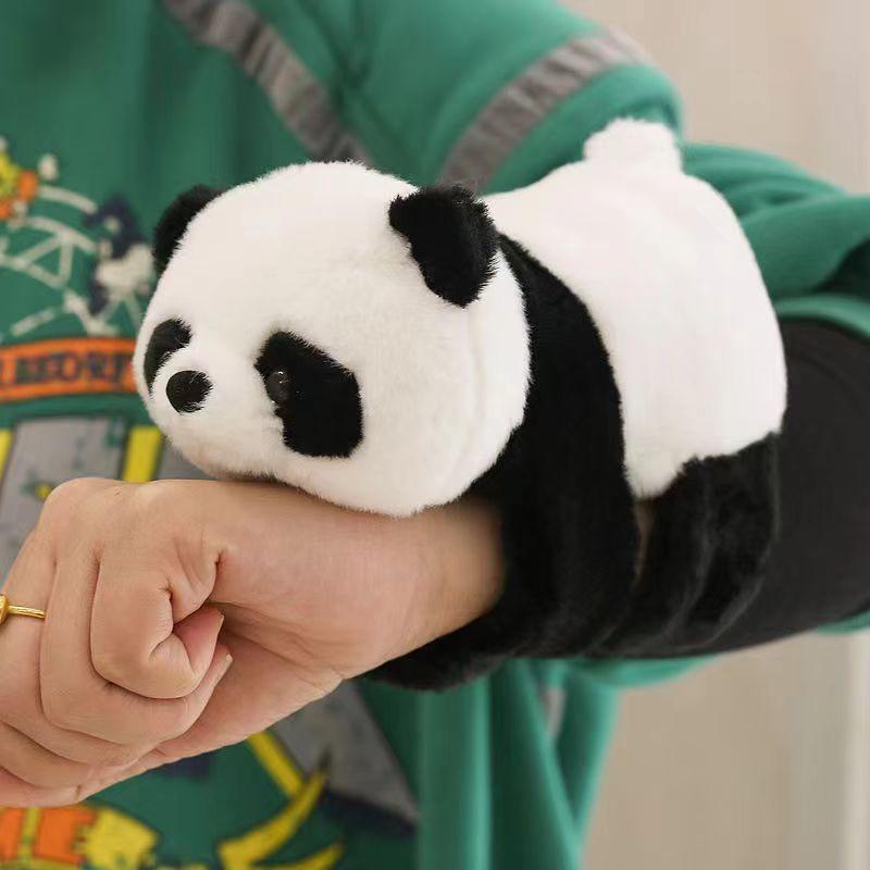 Capybara Snap Bracelet Plush Toy Fox, Panda, Koala, Cute Animal Stuffed Dolls for Bike or Wrist Decoration---