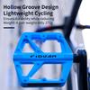 Bike Pedals Nylon Bearing 9/16" Non-Slip Flat Pedals Lightweight Wide Flat Platform Cycling Pedals for BMX Road MTB E-Bike