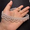 Fashion Shijia Pearl Hollow Bracelet Necklace Bracelet, Bead Lace Princess Chain Wedding Necklace