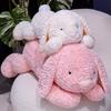 Cartoon Animal White Rabbit Plush Toy Soft and Comfortable Pink Rabbit Stuffed Doll Gifts For Girl