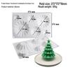 Shenhong Christmas Silicone Mold: 6-Cavity Tree & Santa Decorations for Mousse Cake and Chocolate Baking