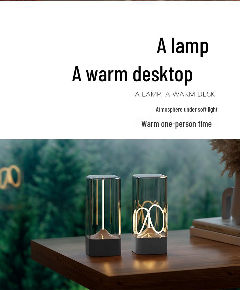 Sumay 2024 Magnetic Night Light: Portable Quantum Desk Lamp for Camping, Bedroom, or Bedside Use.
