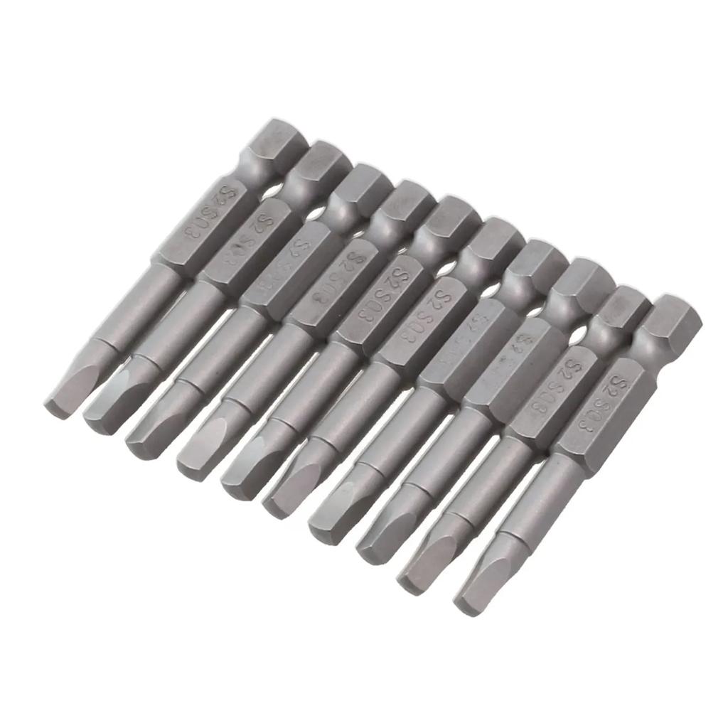 Square Head Screwdriver Bit Hand Tools SQ1 SQ1 SQ1 Screwdriver Strong Magnetic (1/1Inch) 6.11mm Alloy Steel Drill