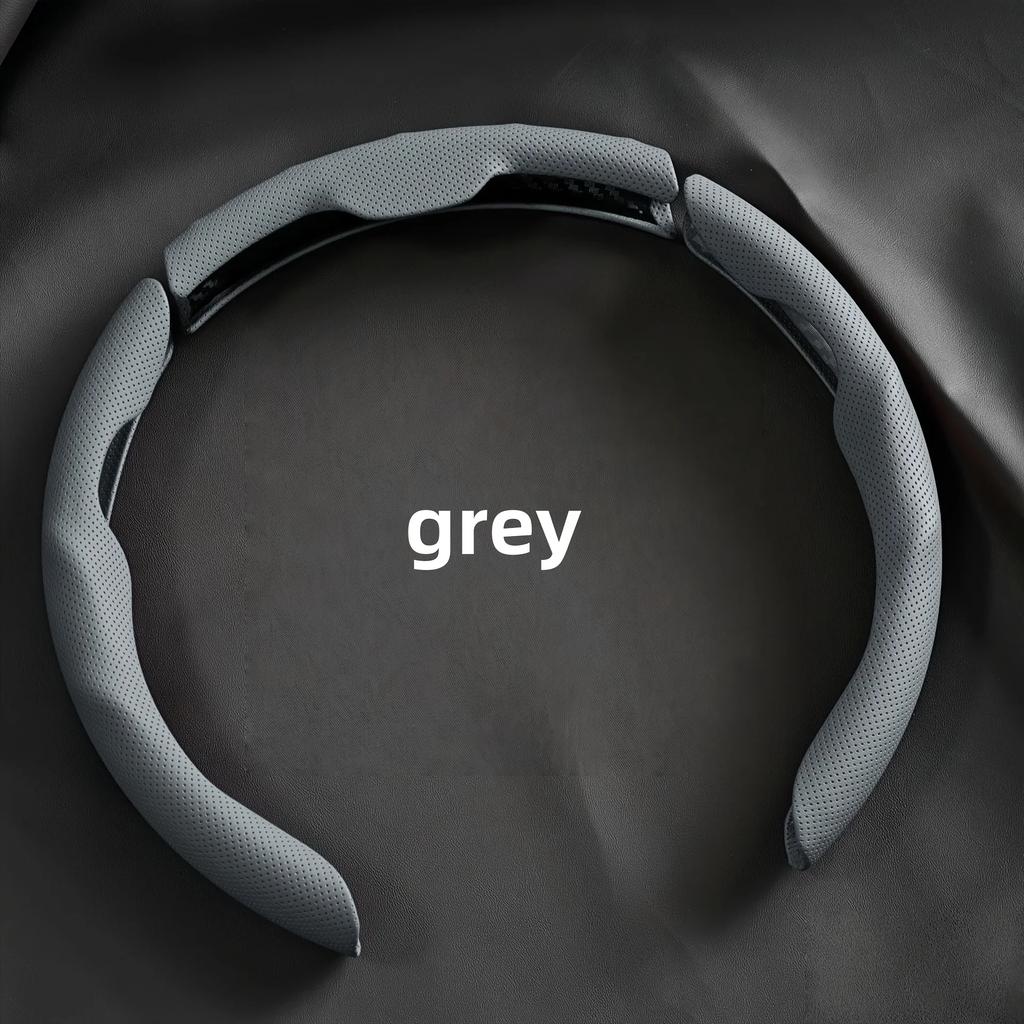 Univerzální potah volantu z PU Nappa kůže pro muže i ženy, celoroční, protiskluzový, absorbující pot, odolný proti opotřebení