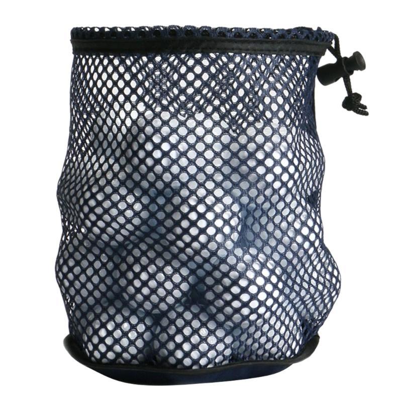 Nylon Storage Ball Pouch Golf Ball Carrying Holder Organizer Golf Accessories
