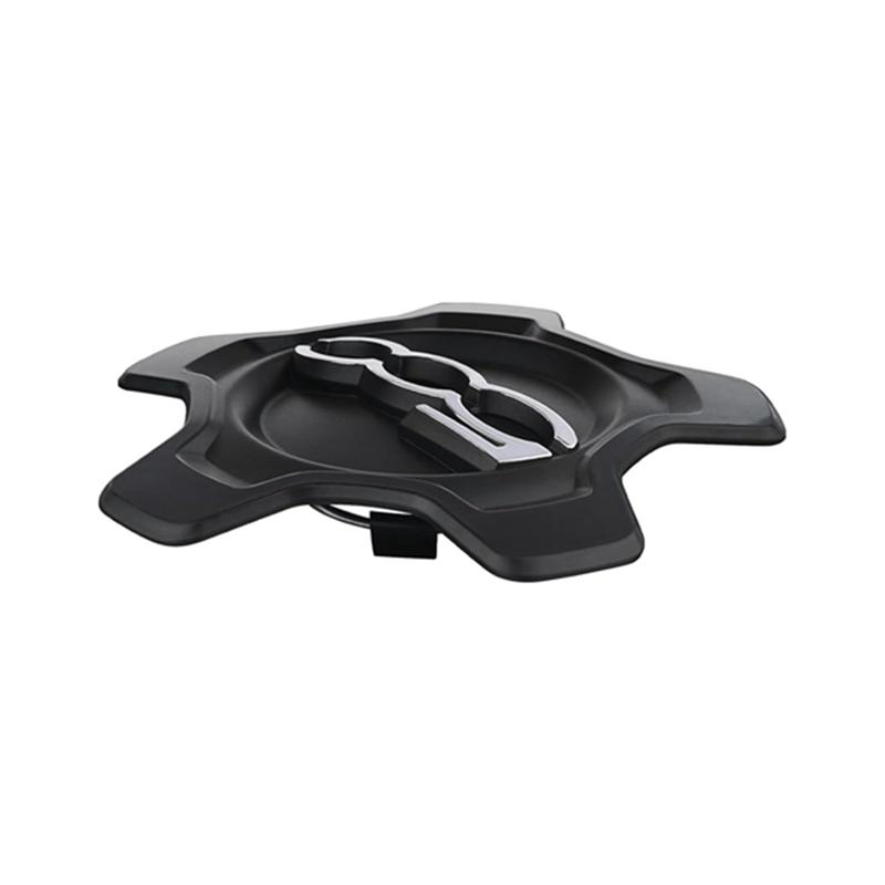 M63K-Car Wheel Center Cap Cover 6AN68LXHAA Dust Cover Car Accessories 735626311 Fit For Fiat 500X 2016- Parts Accessories 4P BlackSilver 4PCS