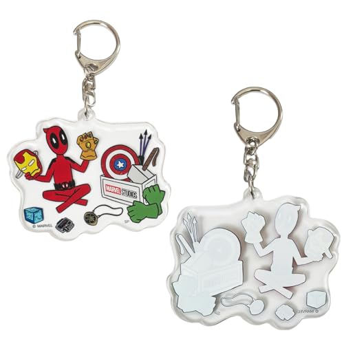 [Small Planet] Marvel Deadpool & Wolverine Blind Acrylic Stand Acrylic Keychain Complete Set of 9 Illustrations