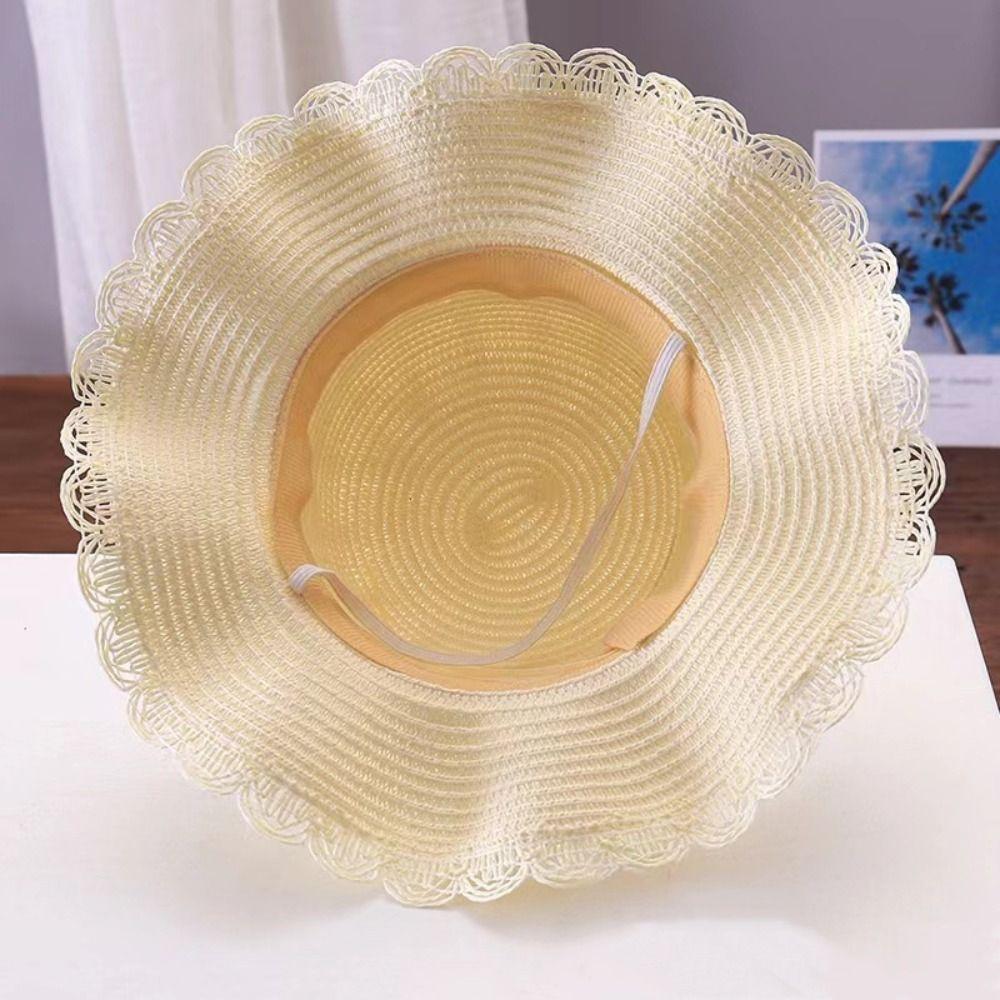 Sun Protection Sun Hat Wide Brim Beach Hat Fashion Straw Hat  for Women