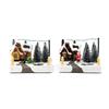 Rotating Holiday Music Boxes Featurings Warm LED Light And Resins Construction For Family Gatherings