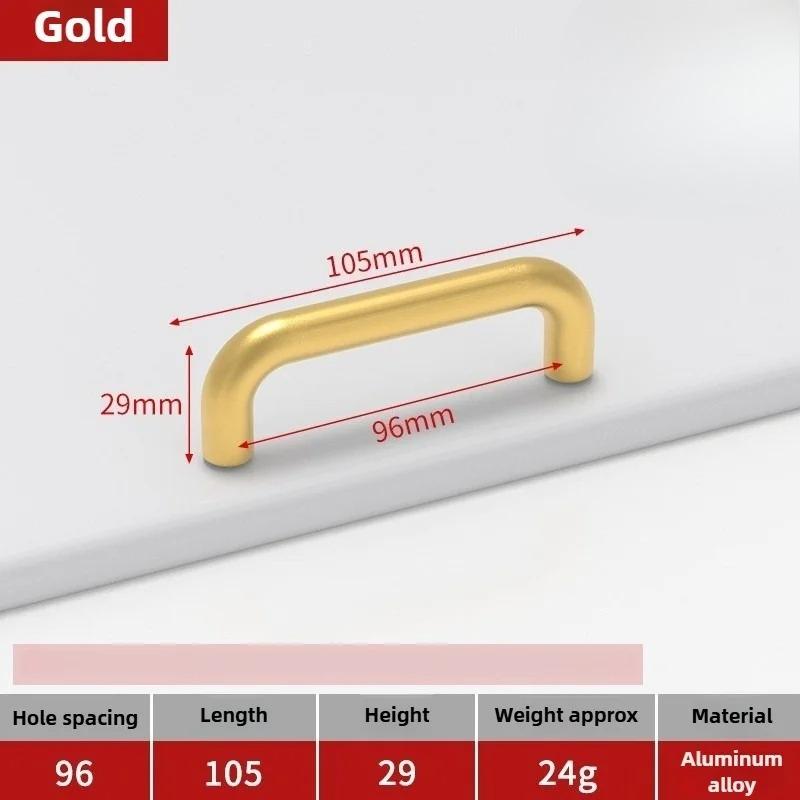 Moderne minimalistische Griffe Schrank Kommoden Massive Aluminiumlegierung Schranktürgriffe Kleiderschrank Schublade Küchenmöbelbeschläge