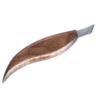 Wood Carving Knife Stainless Steel Blade Walnut Handle Whittling Knife Ergonomic Wood Carving Tool