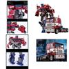 Transformers Optimus Prime Action Figure Red And Blue Puzzle Toy For Kids And Adults