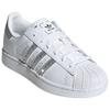 Adidas Originals Superstar 2 Leather Versatile Comfortable Durable Low-Top Skate Shoes Women Sneakers White JR4505