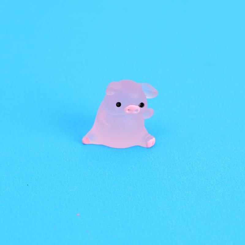 6 Stück niedliche Cartoon-Schwein-Auto-Ornamente, Auto-Innendekoration, Dekorationszubehör