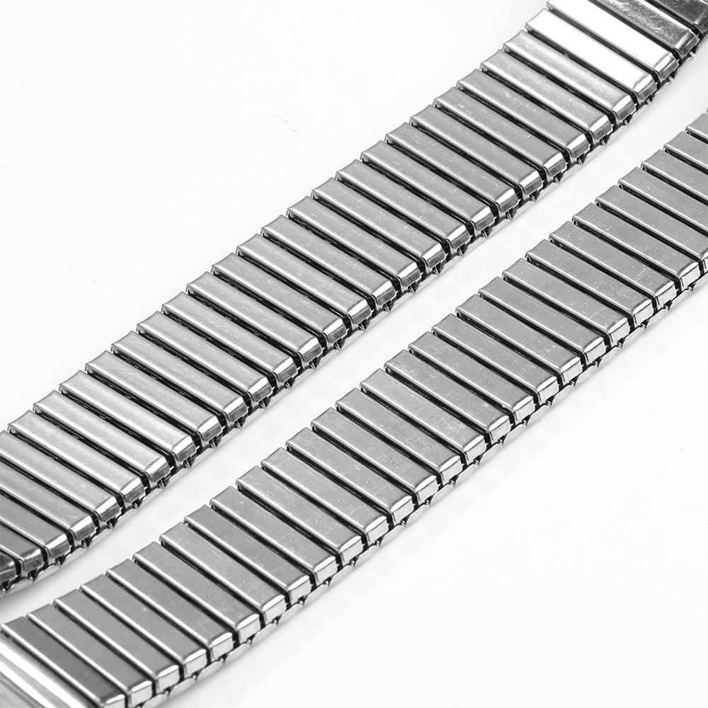 Edelstahlband Elastisches Armband Metall Universal Uhrenarmbänder Ersatz Armband 12mm 14mm 16mm 18mm 20mm 22mm