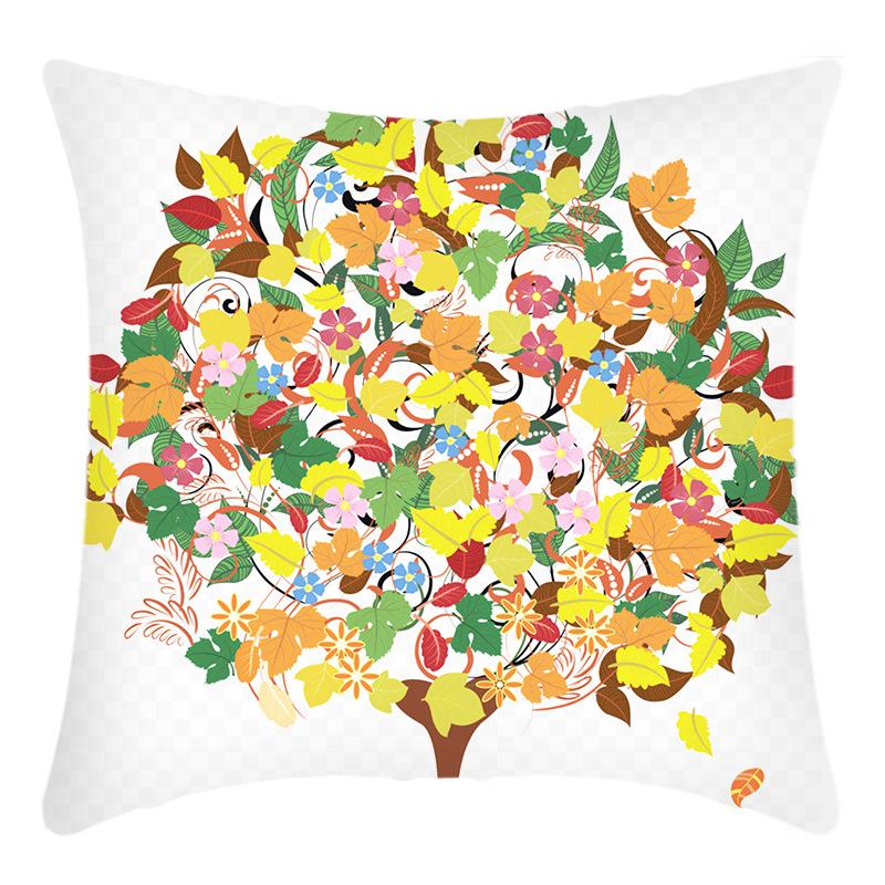 New Pillowcase Art Abstract Print Pillowcase Tree Print Pillow Home Sofa