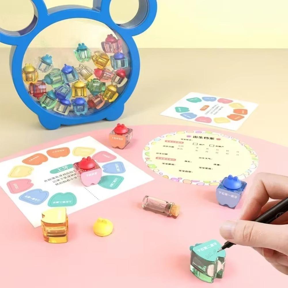 Creative Baby Tooth Box Cute Teeth Collection Box New Storage Container  Baby Souvenirs