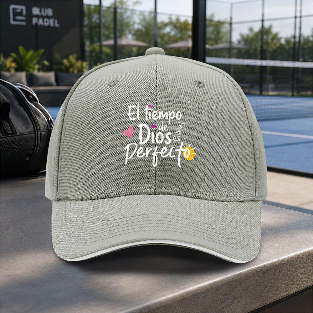 Pc Spanish Inspirational Quote Adjustable Sandwich Baseball Cap Fashionable Versatile Couple Hat Duckbill Cap Suitable for Out
