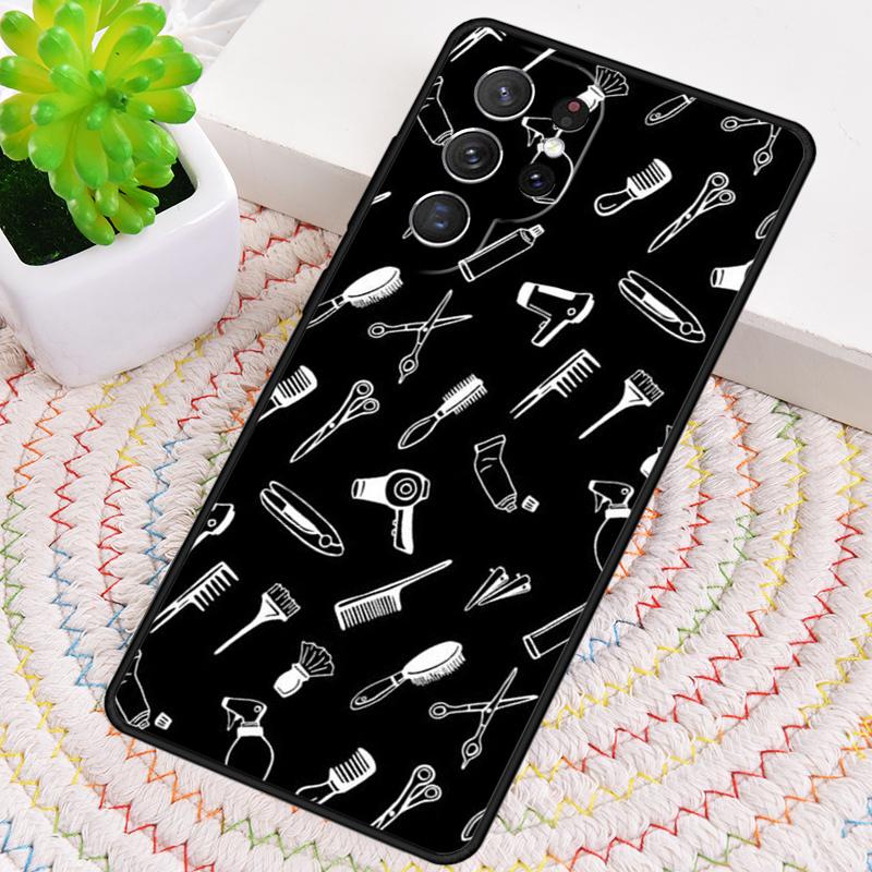 Barber Shop Hair Stylist Phone Case for Samsung Galaxy Note 10 Pro S26 Ultra S23 S24 FE S25 S21 S22 PLUS Shockproof Cove