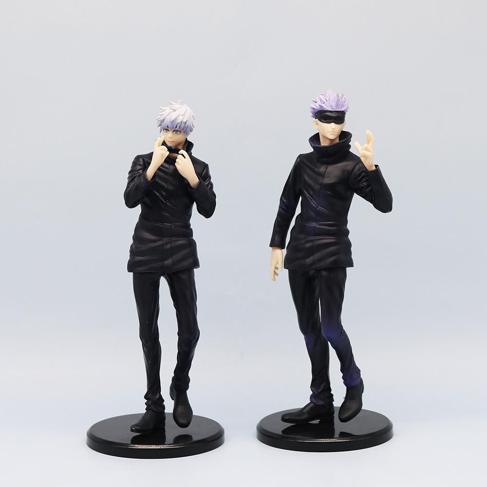 22cm Jujutsu Kaisen Anime Figure Gojo Satoru Statue Action Collection Model Toys Children Ornaments Doll Gift PVC S Poseable Articulated Scale