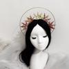 Vintage Handmade Gothic Lolita Tiara DIY Crown Material Kits Wedding Headpiece Sun Goddess Headwear