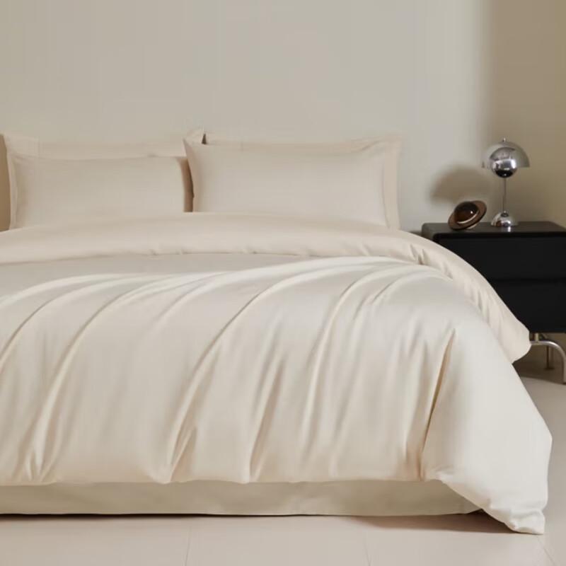 Pure Cotton 100-Count Sateen Hotel Bedding Set