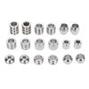 18Pcs Viking Hair Beads Stainless Steel High Hardness Perfect Size Simple Design Wide Application Dread Beads