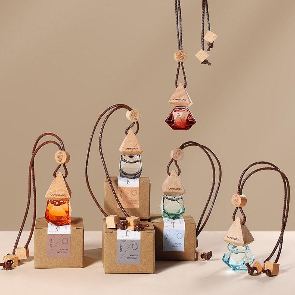 Air Fresher Car Perfume Pendant Aromatherapy Refillable Diffuser  Accessory