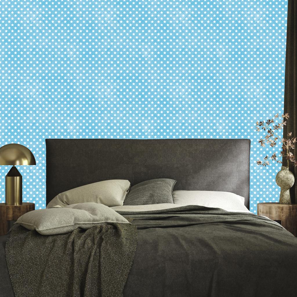 Celadon Stars Wallpaper, Celadon Background for Living Room and Bedroom 50x1000