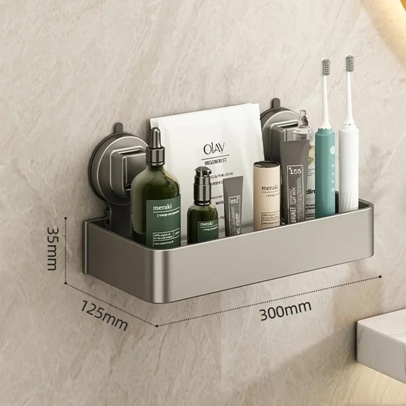 Bathroom storage rack without punching large capacity shower gel and shampoo storage rack bathroom accessories bathroom shelves