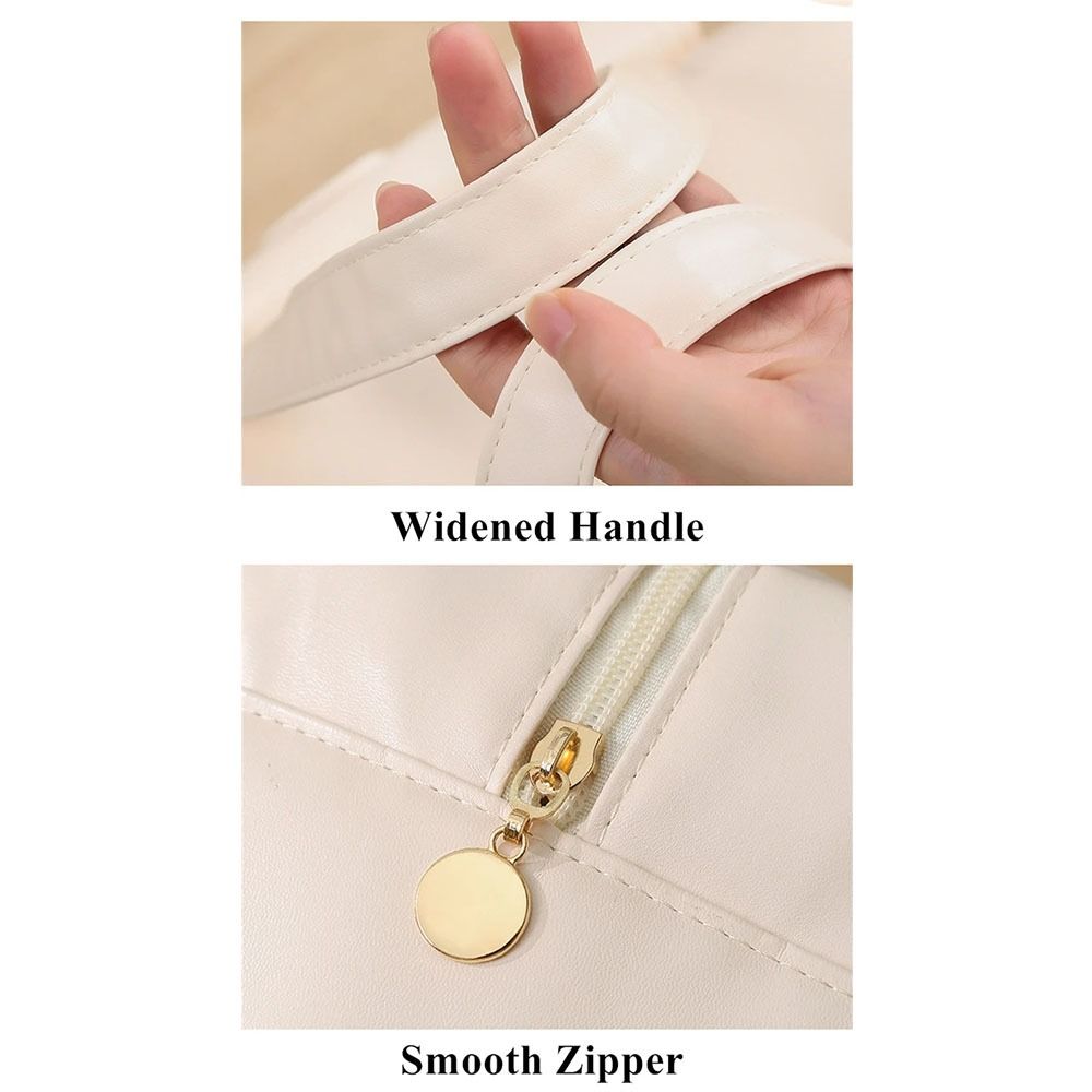 PEVA Lining Picnic Bag Waterproof Food Tote Bag Portable Lunch Organizer  Hiking